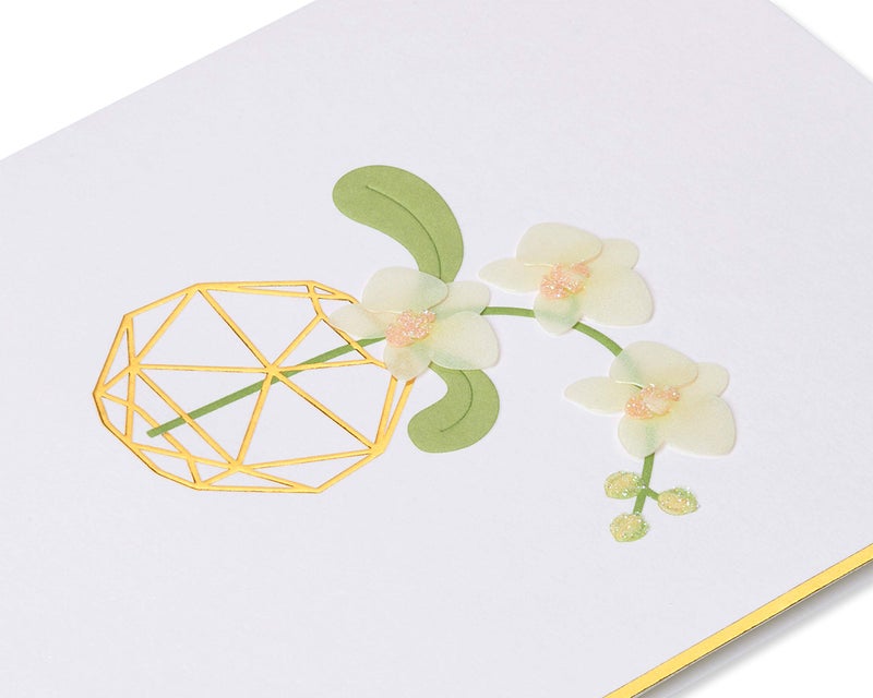 Papyrus Thank You Card (Thank You Orchid) - Image 5